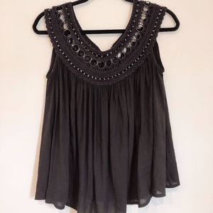 FREE PEOPLE Gray Tank Top / T Shirt